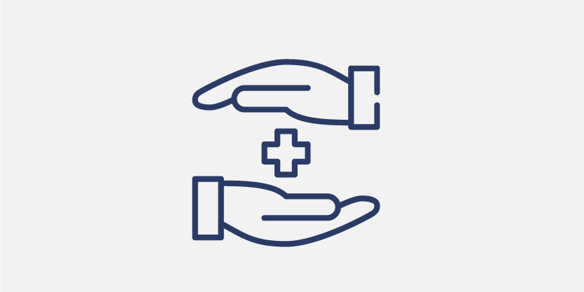 Yeu pictogramme - s'investir pour l'hôpital